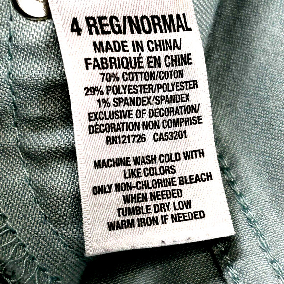 Aeropostale Jeans Womens 4 Blue High Waisted Ankle Jeggings Skinny Mid Rise - Picture 9 of 10